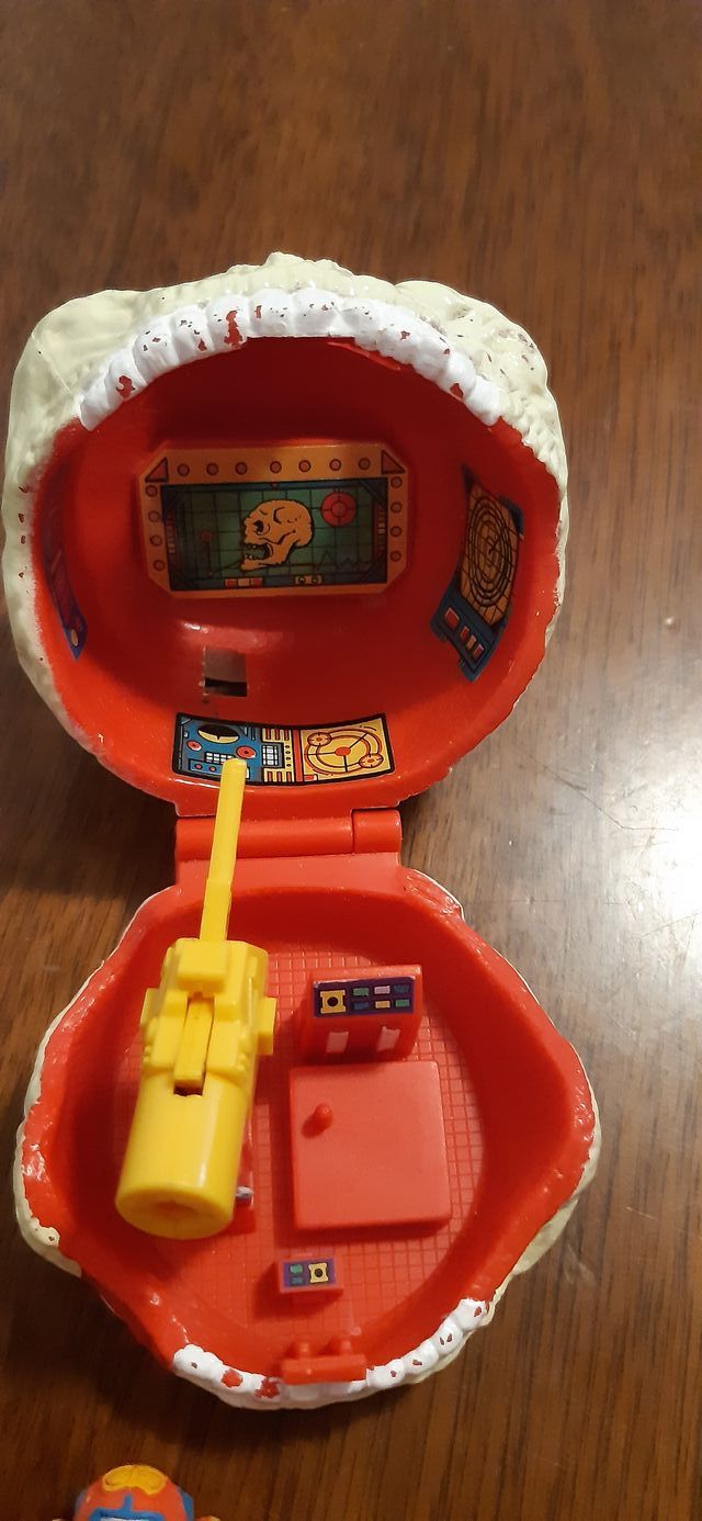 Vintage 1994 toy Skull Scanner raro body wars