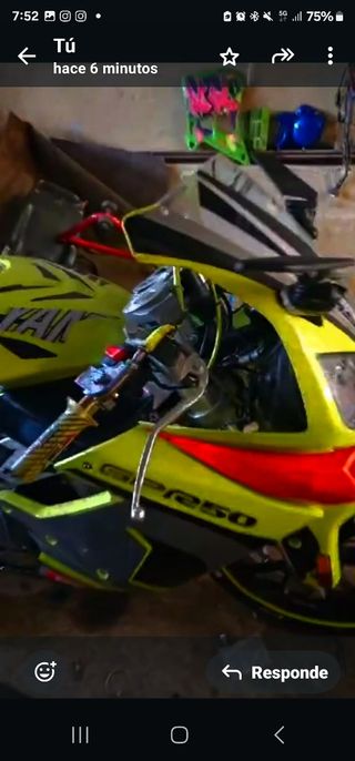 Derbi gpr. Kawasaki.kx 125cc. Con 45cv