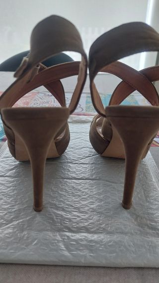 Sandalias tacón Bershka talla 37