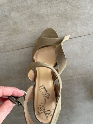 Sandalias tacón Bershka talla 37