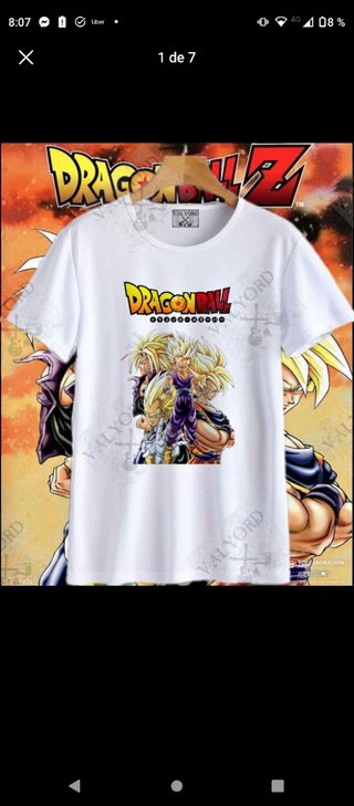 Camiseta Dragón ball z