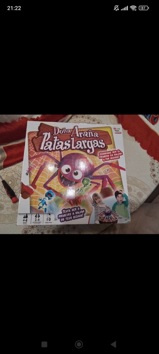Juego de mesa la araña