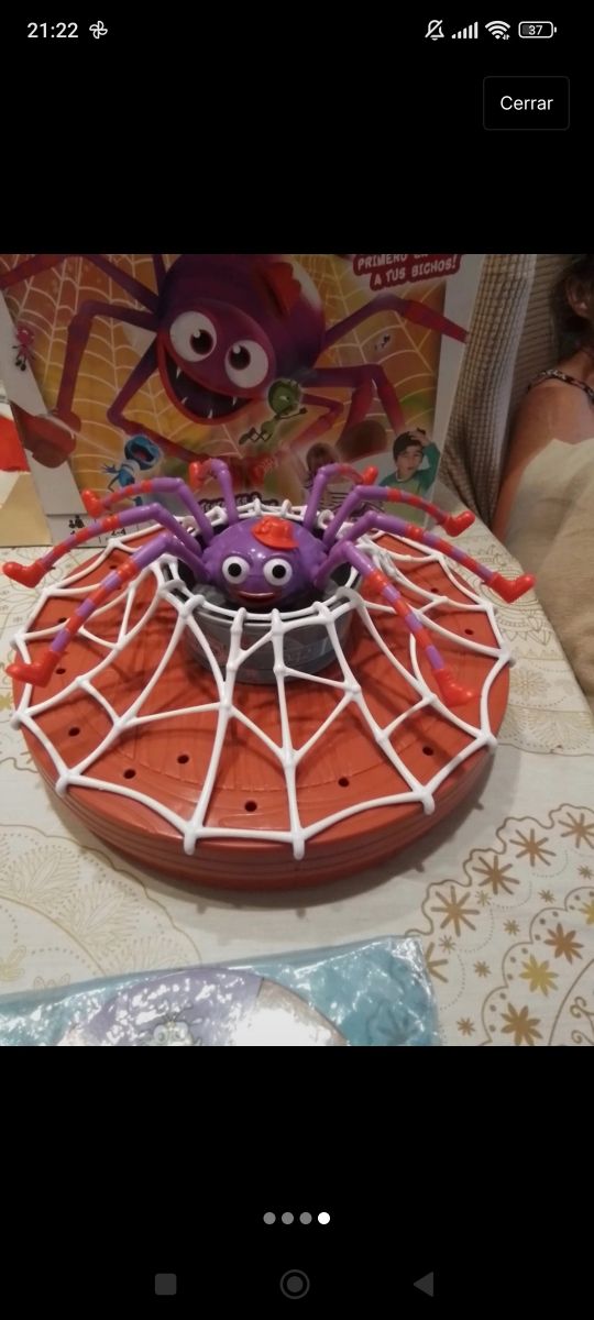 Juego de mesa la araña