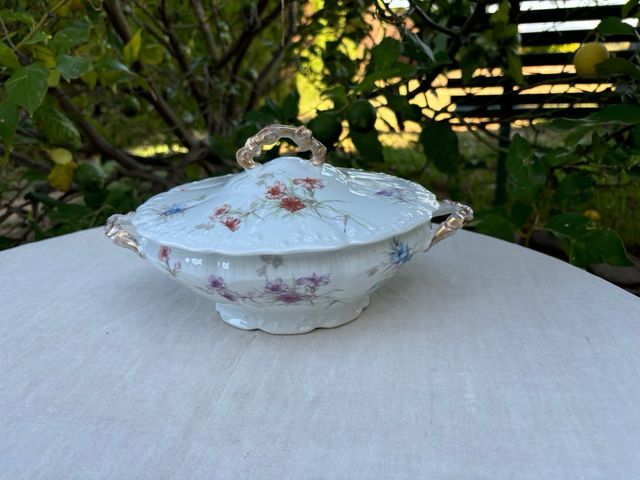 🇫🇷 Sopera antigua de porcelana