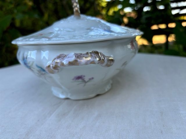 🇫🇷 Sopera antigua de porcelana