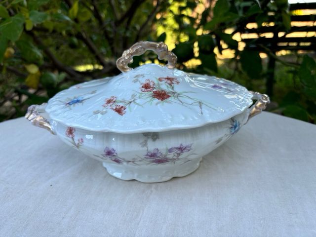 🇫🇷 Sopera antigua de porcelana