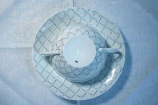 Juego de consomé, porcelana. Castro Sargadelos