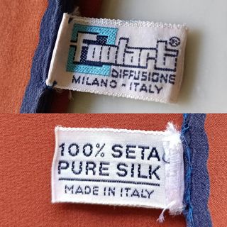 Foulard vintage seta Laura Biagiotti 