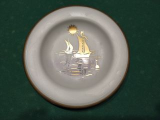 Piatti porcellana e oro zecchino 24 k