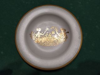 Piatti porcellana e oro zecchino 24 k