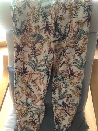 Pantalon Mango flores niña