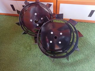 Juego ruedas metálicas eje hexagonal 23mm