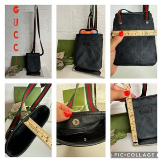 BOLSO MINI GUCCI NEGRO PIEL GG