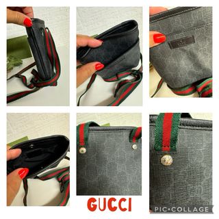 BOLSO MINI GUCCI NEGRO PIEL GG