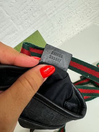 BOLSO MINI GUCCI NEGRO PIEL GG