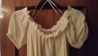 Blusa amarilla Bershka 