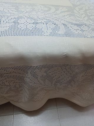 Colcha lino matrimonio.1,35. Sin estrenar.