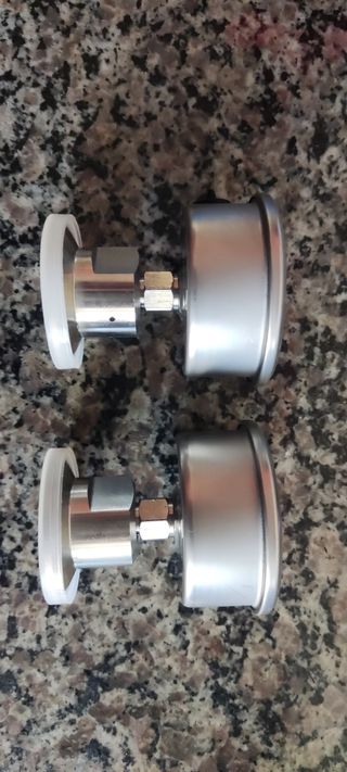 Manómetros hidráulicos com diafragma