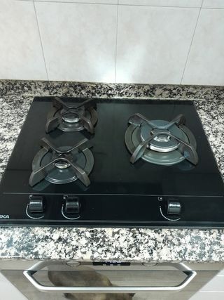 Placa de gas natural