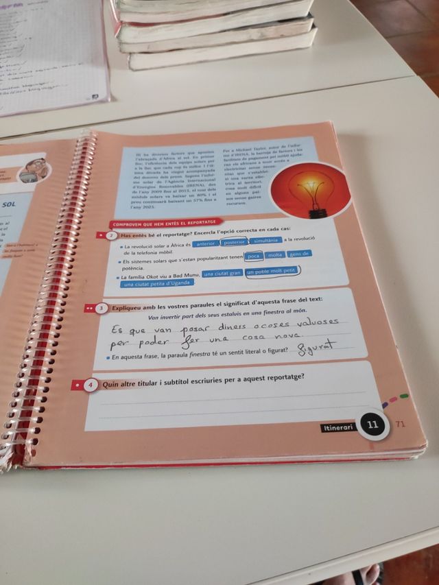 Itineraris llengua catalana 6 primària