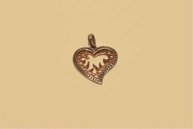 COLGANTE BICOLOR DE ORO 18KL/3.0Gr