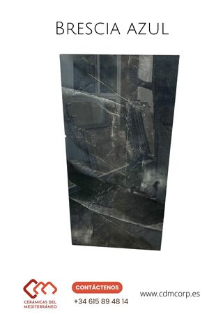 Porcelánico Negro BRILLO / PULIDO - 60 x 120 cm