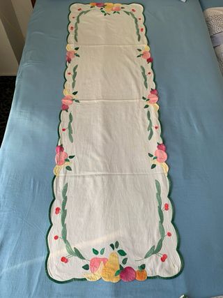 Camino de mesa y mantel de bandeja a juego