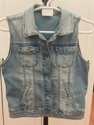 Chaqueta vaquera sin mangas S