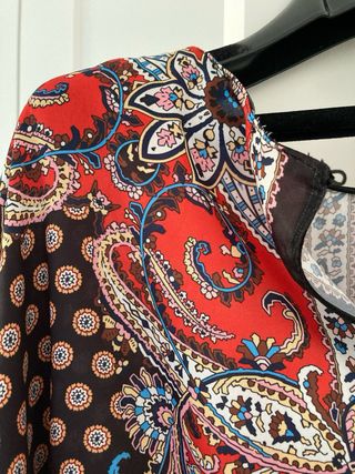 Vestido pañuelo Zara