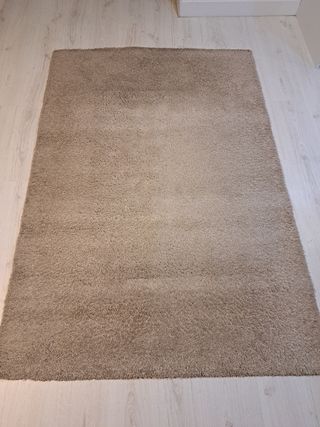 Tappeto pelo corto grigio/beige 133x195