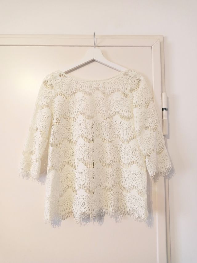 Blusa encaje S