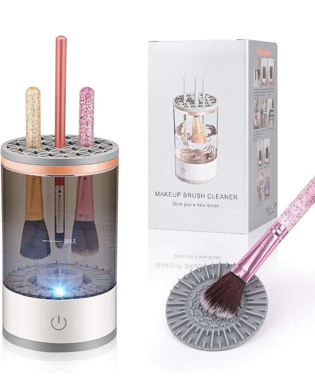 Limpiador de brochas de maquillaje