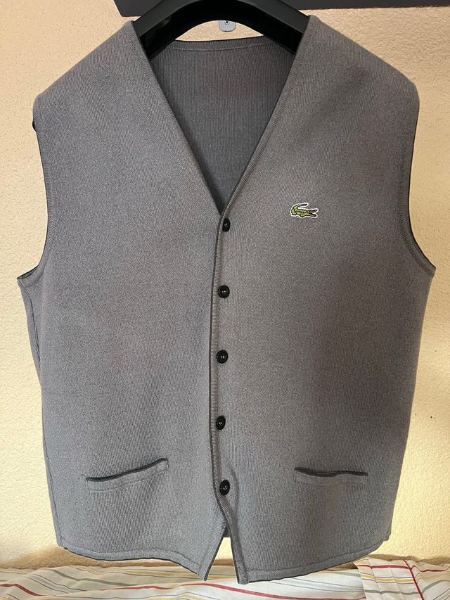 Chaleco gris Lacoste