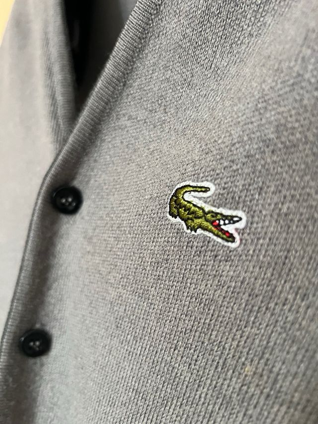 Chaleco gris Lacoste