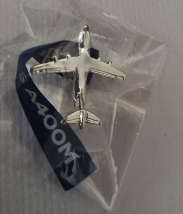 Lote de 7 piezas pin AIRBUS A400M Cromo insignia