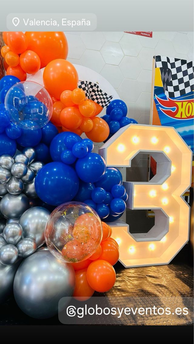 Alquiler numeros led