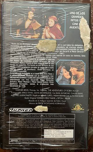 Cinta VHS Robín de los Bosques