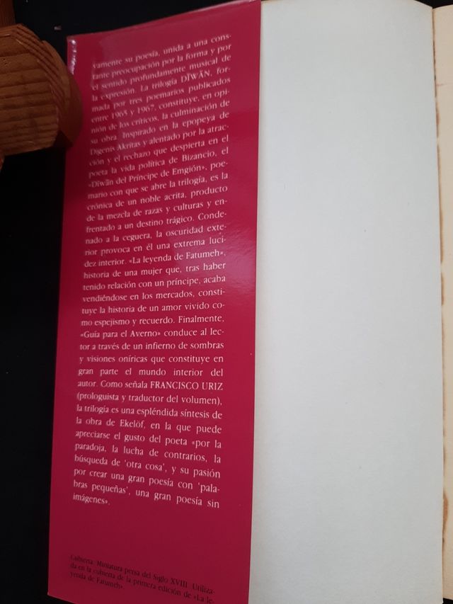 Gunnar Ekelöf - Dīwān (Alianza Tres)