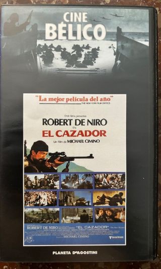 Cinta VHS "El Cazador" de Robert de Niro.