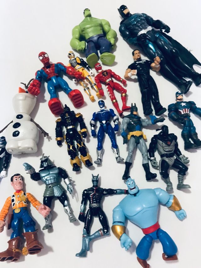 Figuras de Super Heroes de accion