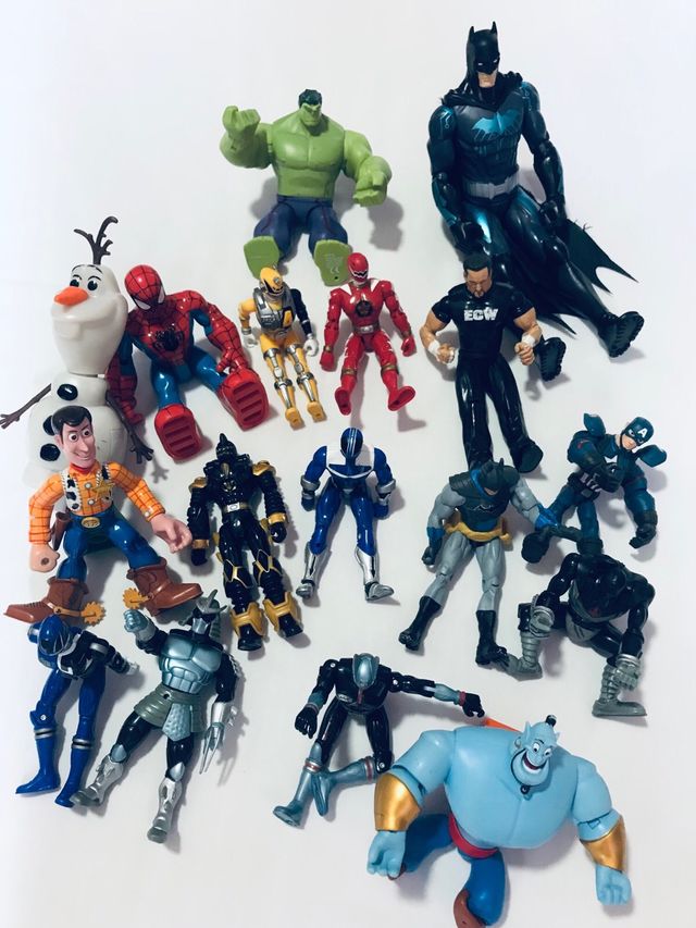 Figuras de Super Heroes de accion