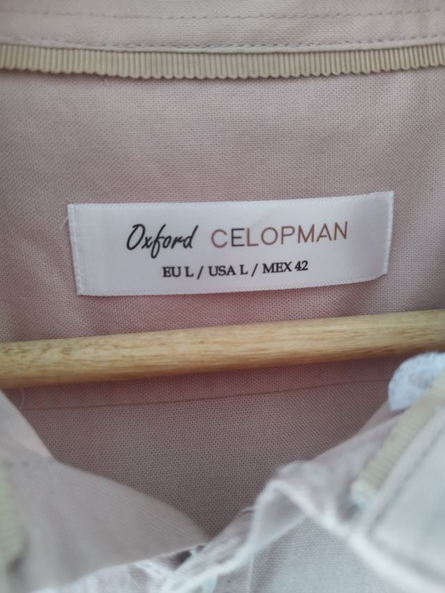 camisa rosa maquillaje celopman talla L