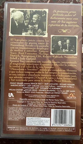 Cinta VHS "Vencedores o vencidos" de Spencer Tracy