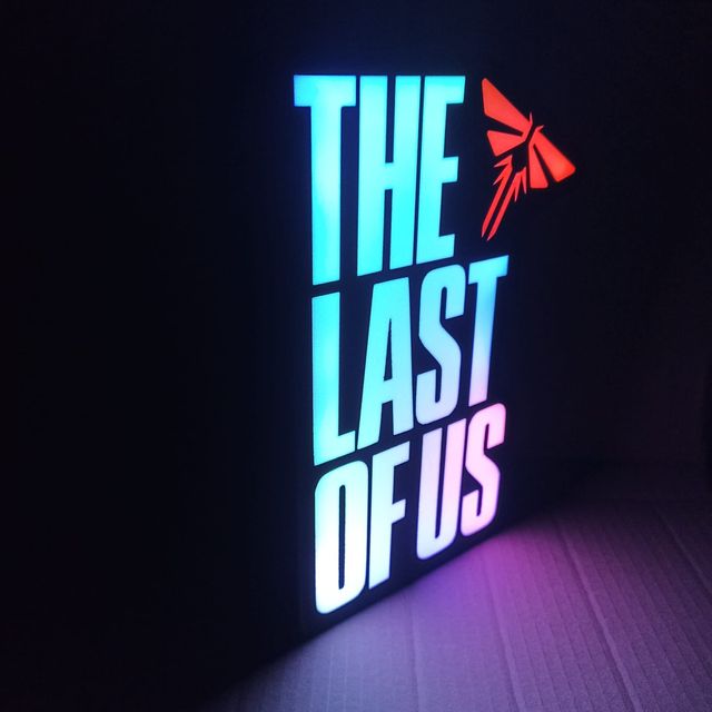 The Last of Us com LED RGB! Candeeiro!