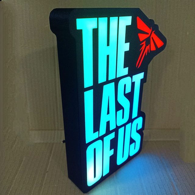 The Last of Us com LED RGB! Candeeiro!