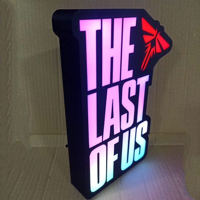 The Last of Us com LED RGB! Candeeiro!