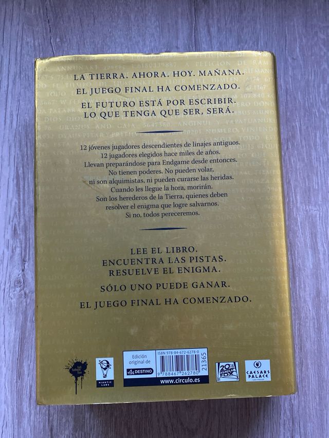 Libro Endgame. La llamada