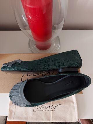 Bailarinas Micuir de piel + regalo zapatos 