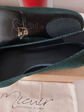Bailarinas Micuir de piel + regalo zapatos 