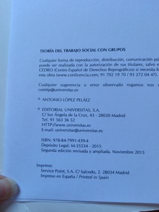 Teoría del trabajo social con grupos